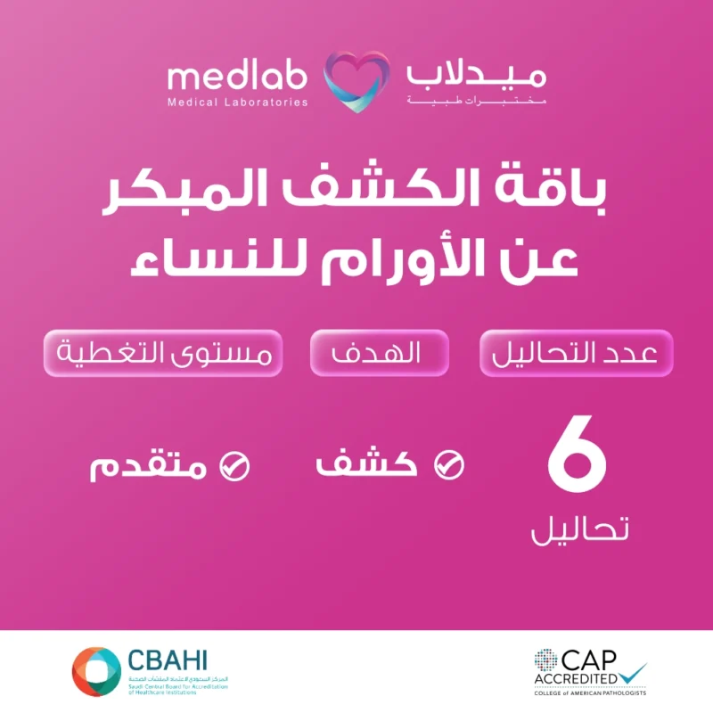 باقة الكشف المبكر عن الأورام للنساء