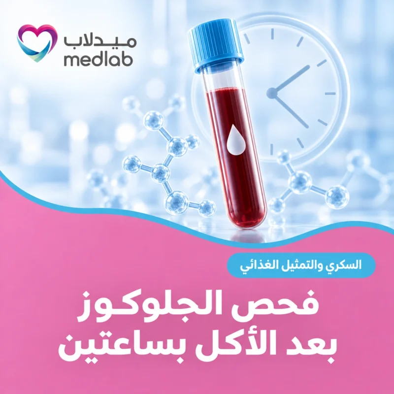 فحص الجلوكوز بعد الأكل بساعتين