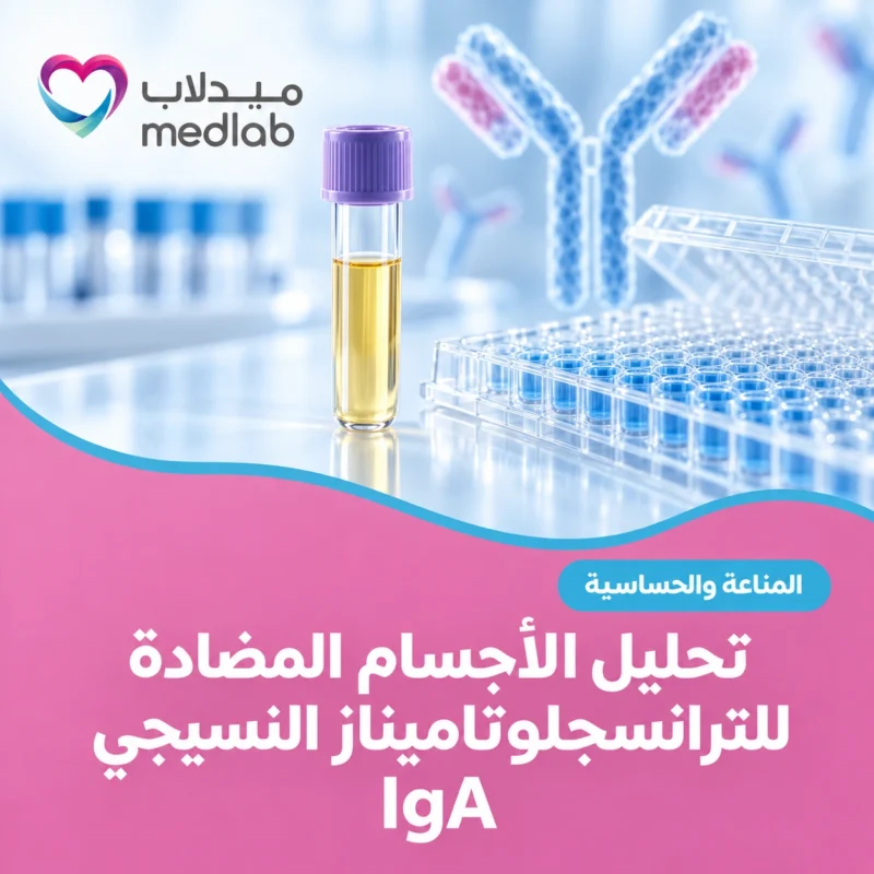تحليل الأجسام المضادة للترانسجلوتاميناز النسيجي IgA