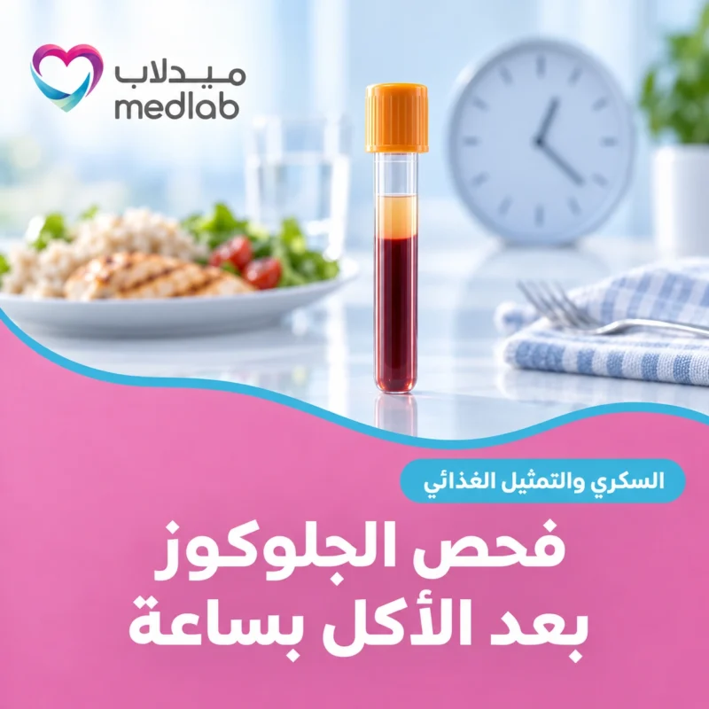 فحص الجلوكوز بعد الأكل بساعة