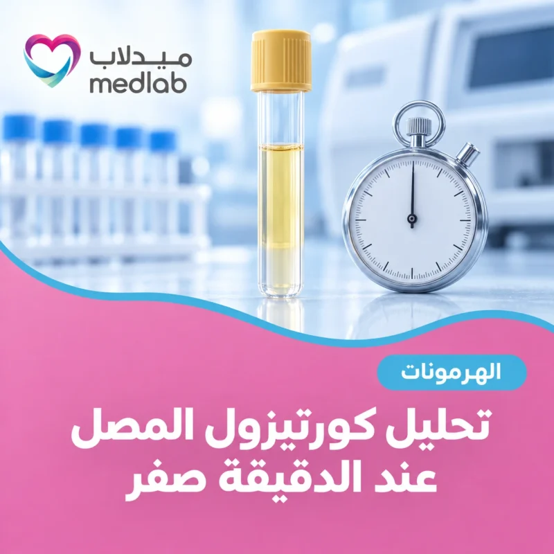 تحليل كورتيزول المصل عند الدقيقة صفر