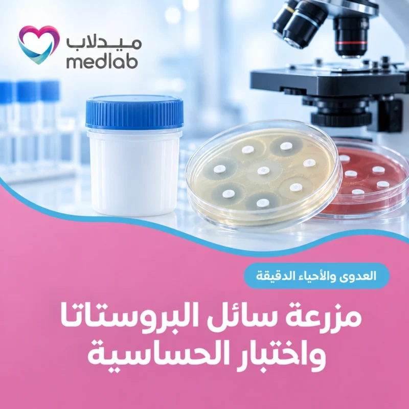 مزرعة سائل البروستاتا واختبار الحساسية