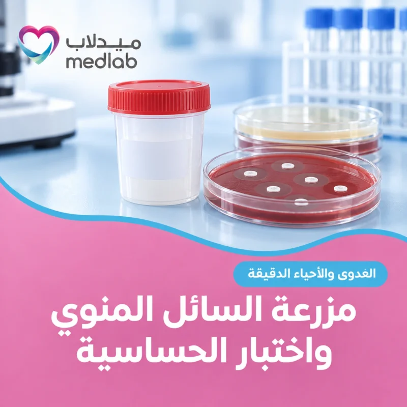 مزرعة السائل المنوي واختبار الحساسية