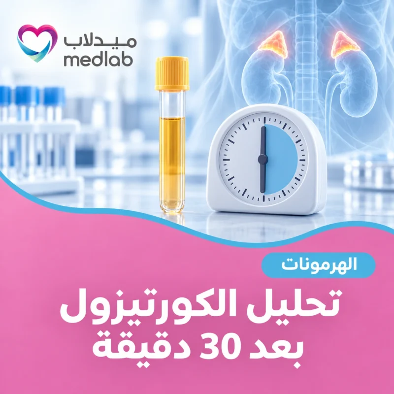 تحليل الكورتيزول بعد 30 دقيقة